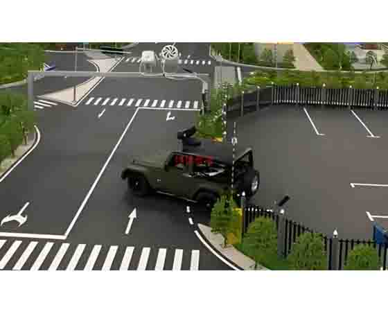 智能網聯汽車室內車路協同模擬沙盤