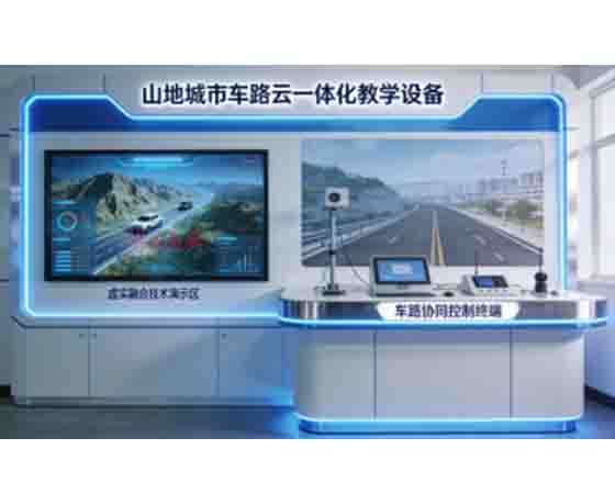 山地城市-山區虛實融合車路云一體化室內教學設備